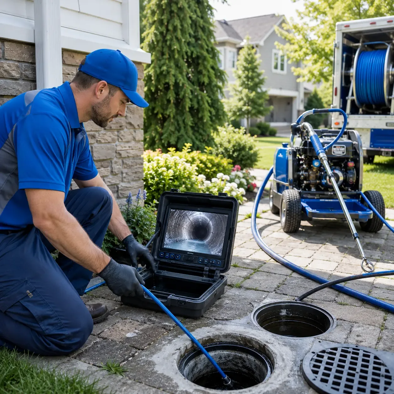 Outdoor drain cleaning professionals serving East Dover, VT